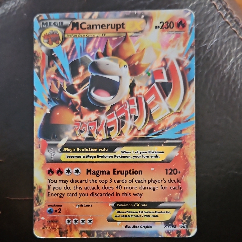 Mega Camerupt EX Pokémon Card